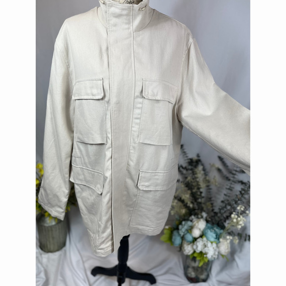 MP Piombo Safari 4 Flap Pocket Jacket Concealed zip size S - Picture 8 of 16